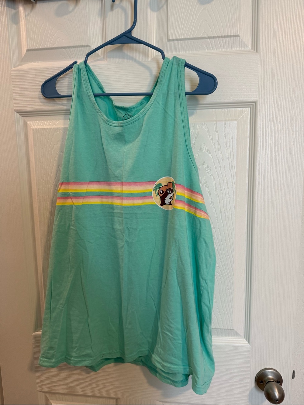 Buc-ee's Mint Green Tank Top XL